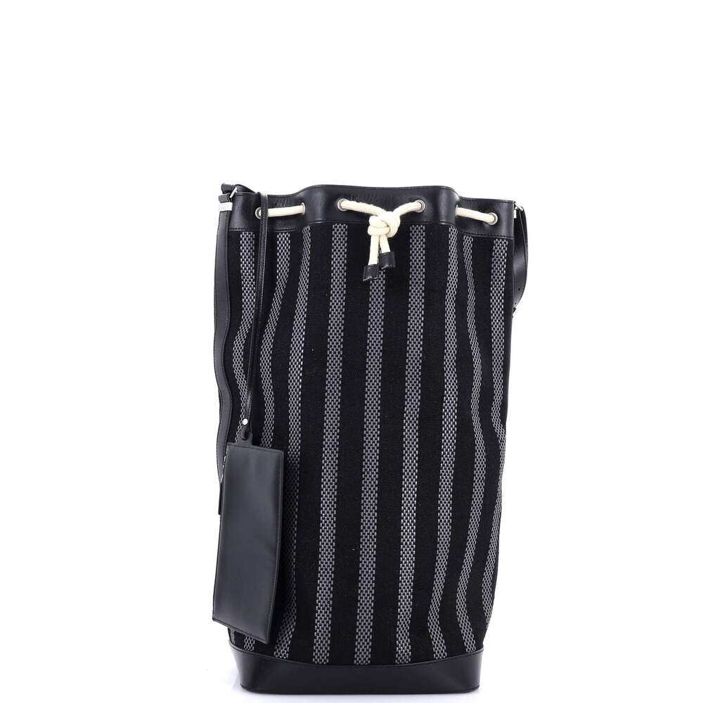 Saint Laurent Sport Bucket Bag Striped #198058S83B - Picture 2 of 7